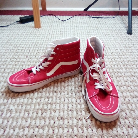 Vans Shoes - Red Size 10 Women's Vans